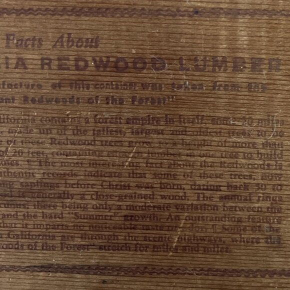 Vintage California Redwood Tray – Scenic Etched Design, 1940s–60s Souvenir, 14x7 - Picture 4 of 9